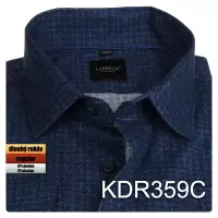modrá vzorovaná košile