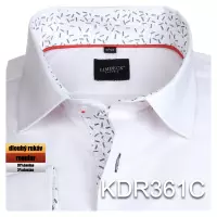 bílá košile s jemnými prvky