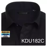 černá jednobarevná košile