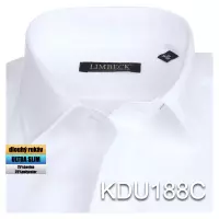bílá jednobarevná košile 