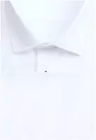 bílá jednobarevná košile 
