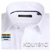 bílá košile s jemnými prvky