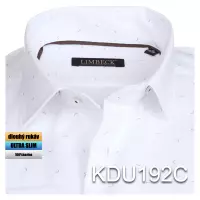 bílá košile s jemnými prvky