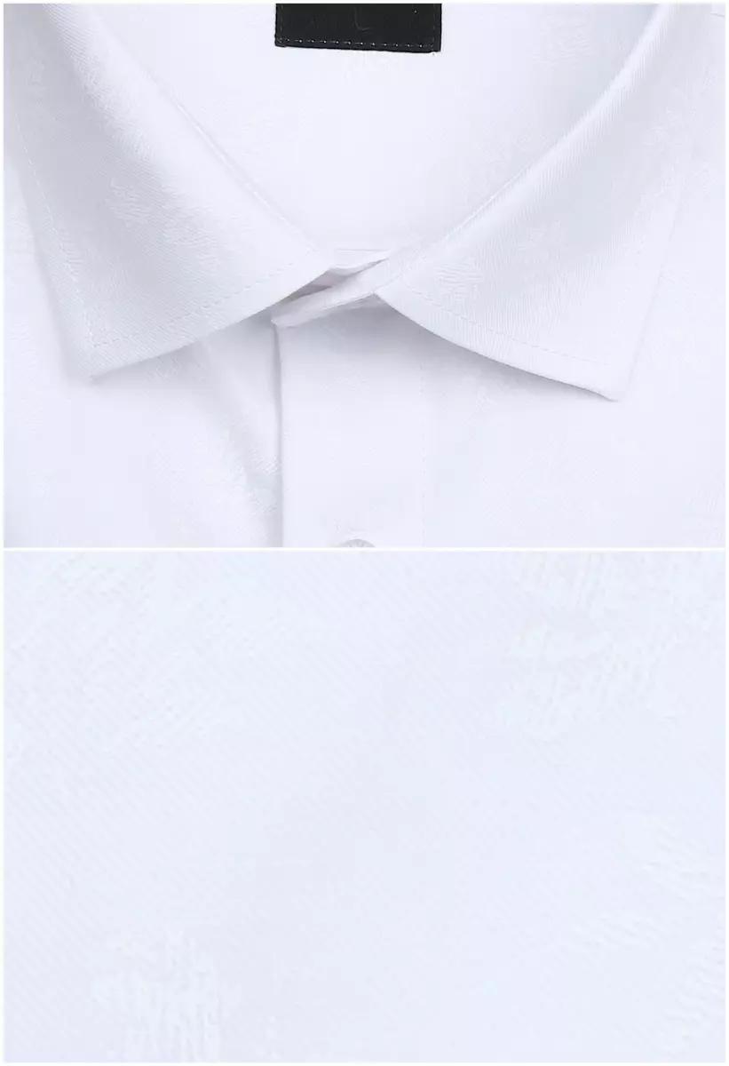 bílá košile se zajímavou texturou