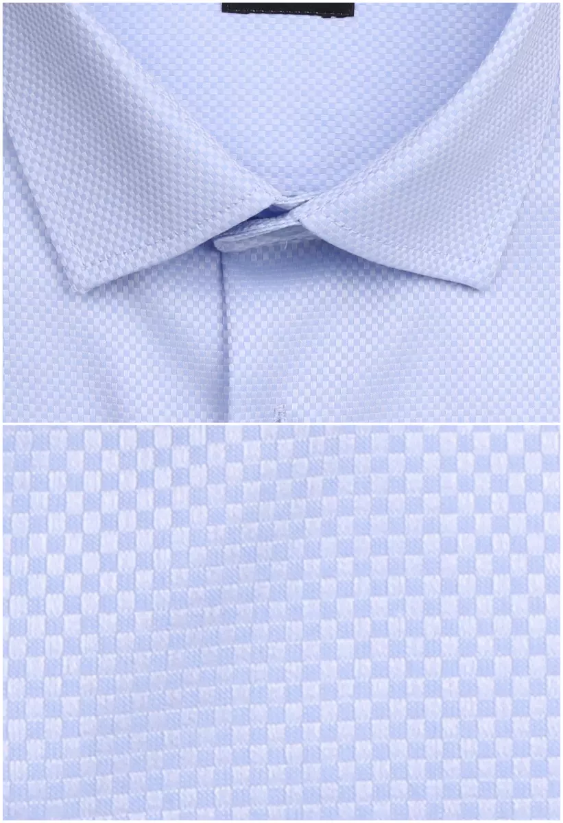 světle modrá košile s pěknou texturou