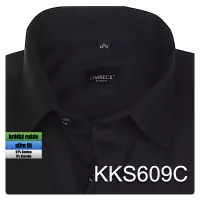 černá jednobarevná košile