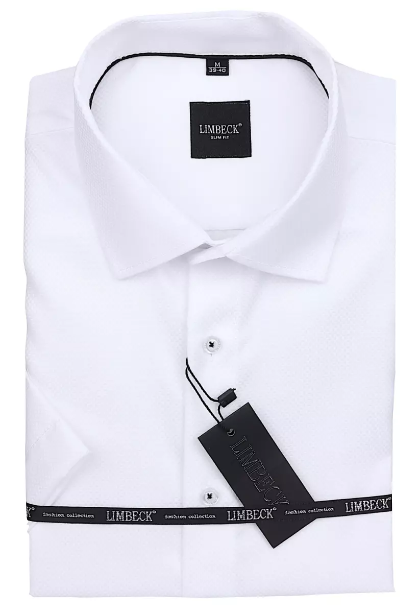 bílá košile s texturou