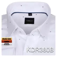 bílá košile s jemným vzorem