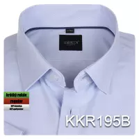 světle modrá košile s texturou