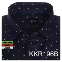 tmavě modrá košile s pěkným vzorem