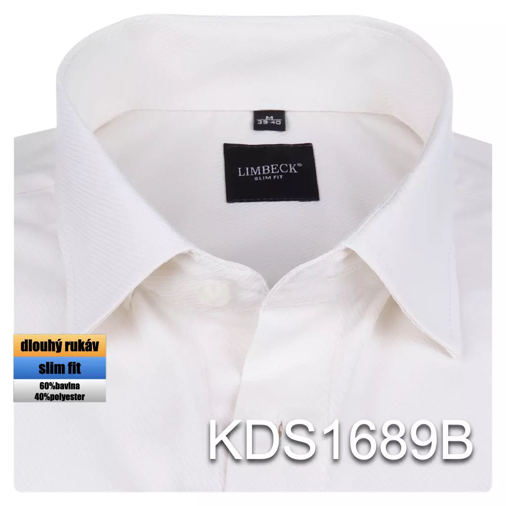 smetanová košile s texturou