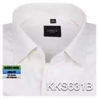smetanová košile s texturou
