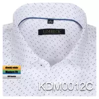 bílá košile s jemným vzorem