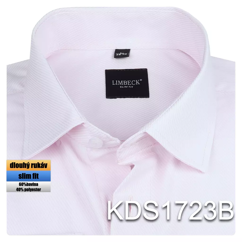 růžová košile s texturou