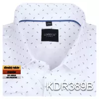 bílá košile s jemným vzorem
