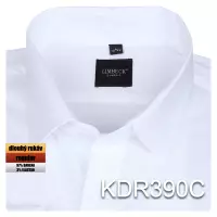 bílá jednobarevná košile 