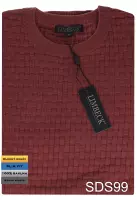 pánský svetr s texturou vínové barvy