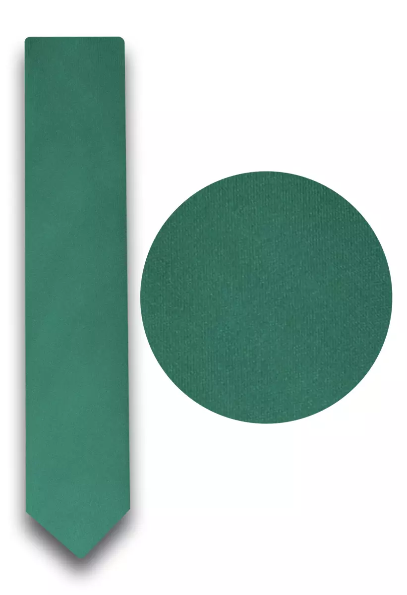 tmavě zelená kravata jednobarevná
