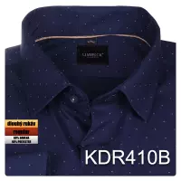 tmavě modrá košile s jemným vzorem