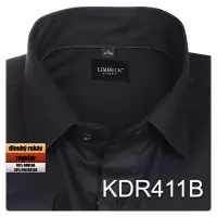 černá jednobarevná košile