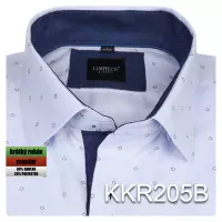 světle modrá košile s jemným vzorem