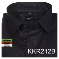 černá jednobarevná košile s doplňky