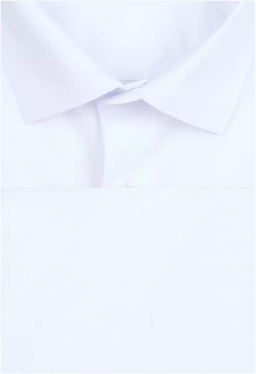 bílá jednobarevná košile 