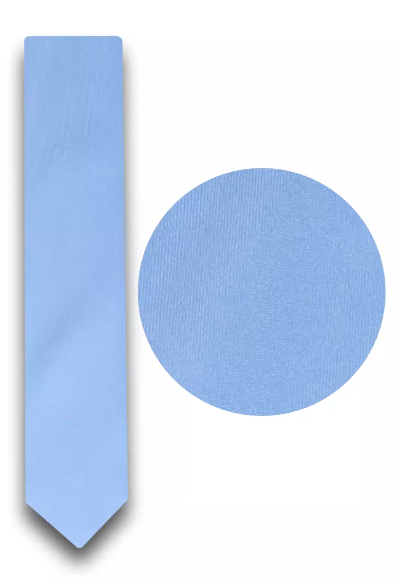 modrá jednobarevná kravata