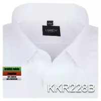 bílá jednobarevná košile