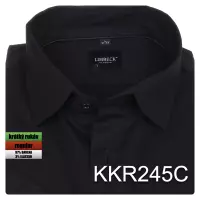 černá jednobarevná košile