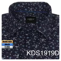 tmavě modrá košile s pěkným vzorem