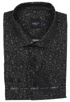 černá košile se zeleným vzorem