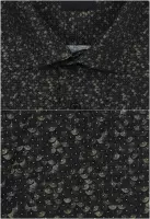 černá košile se zeleným vzorem