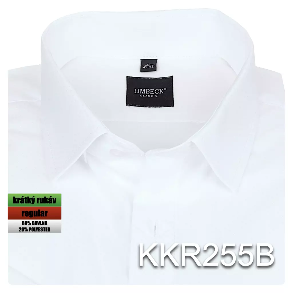 bílá košile s texturou