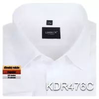 bílá jednobarevná košile