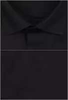 černá jednobarevná košile s texturou