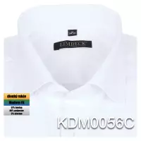 bílá jednobarevná košile
