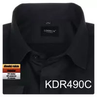 černá jednobarevná košile