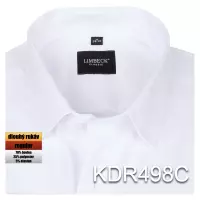 bílá jednobarevná košile