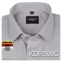 světle šedá jednobarevná košile 