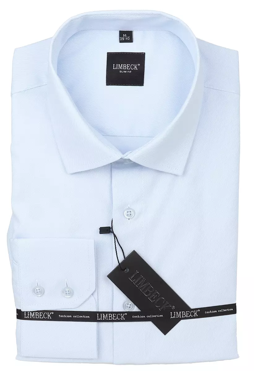 světle modrá jednobarevná košile 