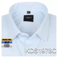 světle modrá jednobarevná košile 