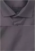 tmavě šedá jednobarevná košile 