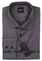 tmavě šedá jednobarevná košile 
