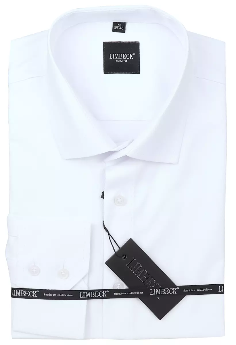 bílá jednobarevná košile s texturou