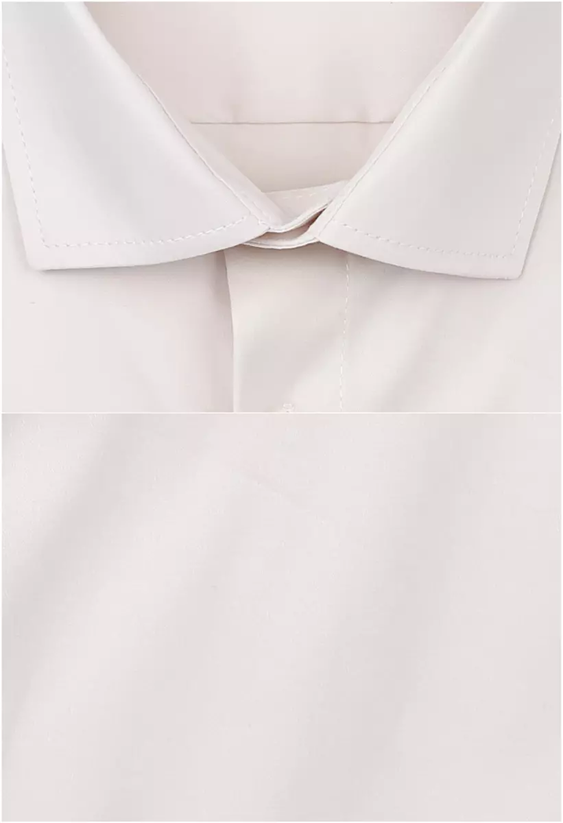 světle hnědá jednobarevná košile