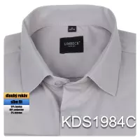 světle šedá jednobarevná košile 