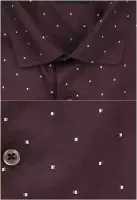 tmavá bordó košile s jemným vzorem