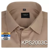 světle hnědá jednobarevná košile z pružného materiálu