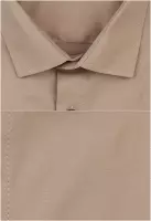 světle hnědá jednobarevná košile z pružného materiálu